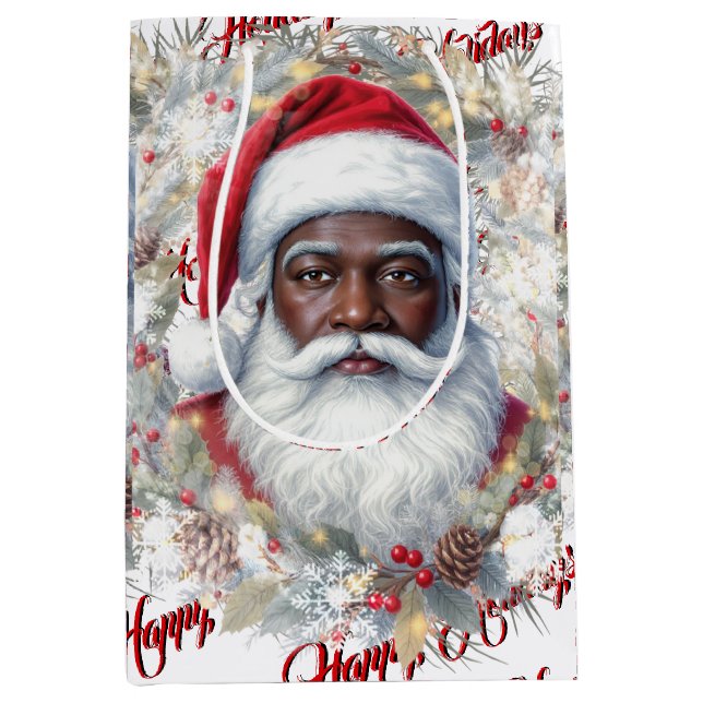 Sac Cadeau Moyen Santa Gift Bag (Devant)