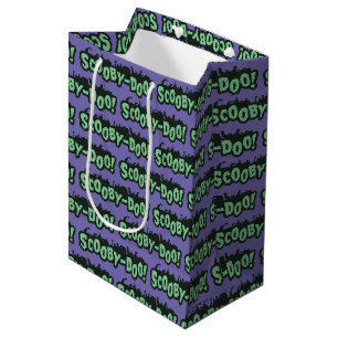 Sac Cadeau Moyen Scooby-Doo ! Logo Silhouette de Monstre