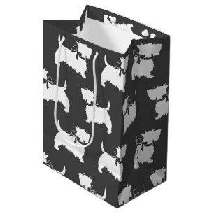 Sac Cadeau Moyen Scottish Terrier Scottish Chien Chien Chien Chien 