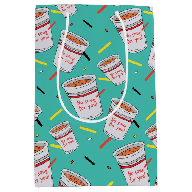 Sac Cadeau Moyen Seinfeld | Pas de soupe pour vous Motif (Devant)