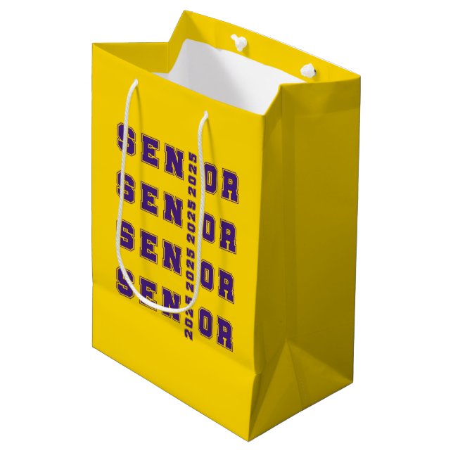 Sac Cadeau Moyen Senior 2025 (Devant Angle)