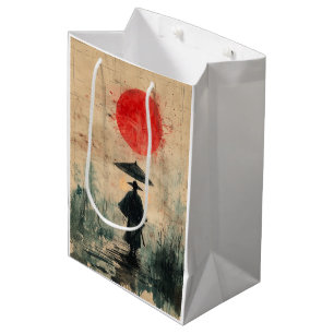 Sac Cadeau Moyen Silent Samurai Forêt Cramoisie (2)