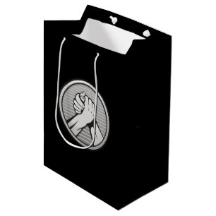 Sac Cadeau Moyen Silver