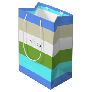 Sac Cadeau Moyen Sint Maarten couleur de plage