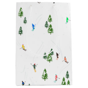 Sac Cadeau Moyen Ski alpin Ski Ski Arbres d'hiver