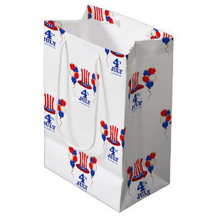 Sac Cadeau Moyen SlipperyJoe's fête d'indépendance du 4 juillet cla
