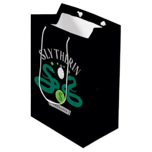 Sac Cadeau Moyen SLYTHERIN™ Maison Double Serpent Pendentif Graphiq
