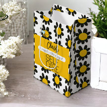 Soin Personnalisé Fleurs Noires Jaunes