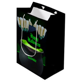 Sac Cadeau Moyen Sorcières noires et vertes