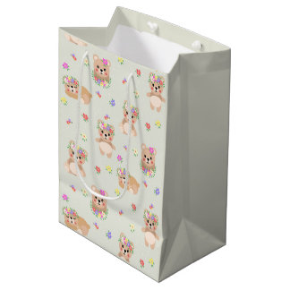 Sac Cadeau Moyen Spring teddy bear
