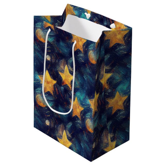 Sac Cadeau Moyen Starry Sky (Devant Angle)