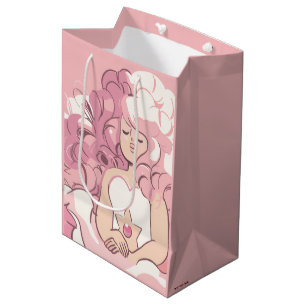 Sac Cadeau Moyen Steven Universe   Illustration de quartz Rose