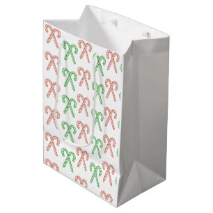 Sac Cadeau Moyen Sucre de canne/menthe poivrée