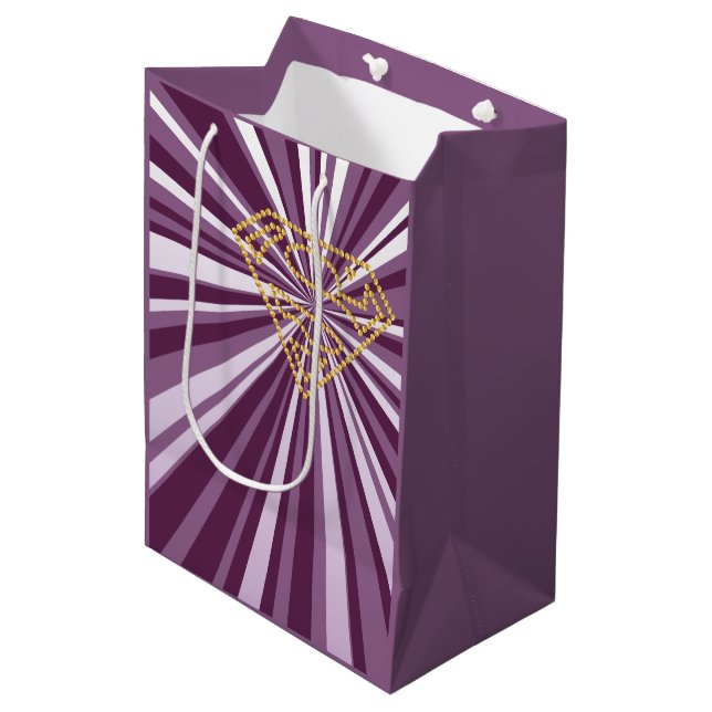 Sac Cadeau Moyen Supergirl Studded S-Shield (Devant Angle)