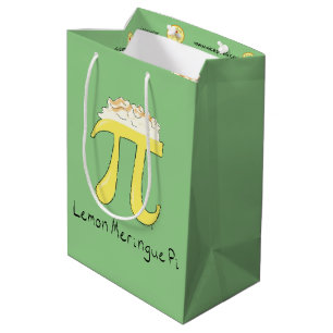 Sac Cadeau Moyen Symbole Fantaisie Humour citron Pi