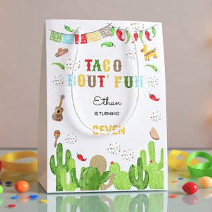 Sac Cadeau Moyen Taco bout' fun fiesta anniversaire de enfant mexic