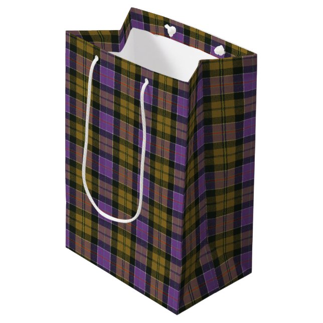 Sac Cadeau Moyen Tartan écossais traditionnel (Devant Angle)