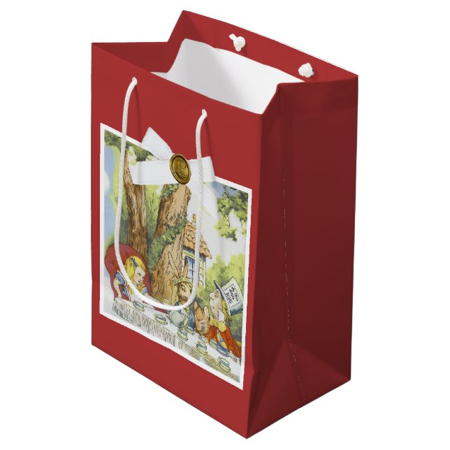 Sac Cadeau Moyen Tea Party 1 (Devant Angle)