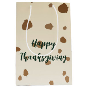 Sac Cadeau Moyen Thanksgiving Acorns