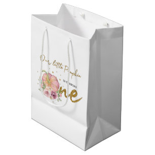 Sac Cadeau Moyen Thanksgiving premier anniversaire Merci Citrouille