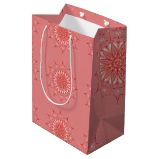 Sac Cadeau Moyen Three styles peach mod mandala