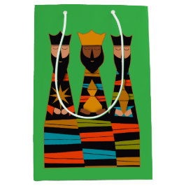 Sac Cadeau Moyen Three Wise Men Modern Mid-Century