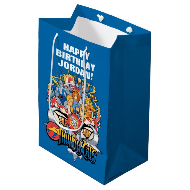 Sac Cadeau Moyen ThunderCats | Graphique du groupe Firey (Devant Angle)