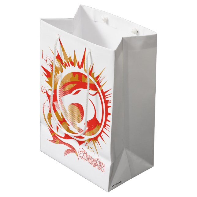 Sac Cadeau Moyen ThunderCats | Logo explosif (Devant Angle)
