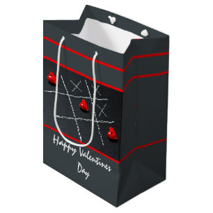 Sac Cadeau Moyen Tic Tac Toe Hearts