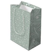 Tourbillons Floraux Vert Terreux