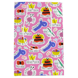 Sac Cadeau Moyen Tricot Crochet Love