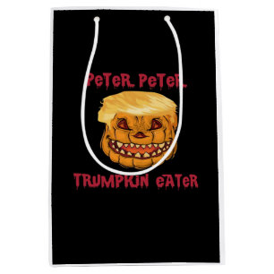 Sac Cadeau Moyen Trumpkin Citrouille mangeur classique