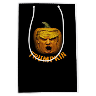 Sac Cadeau Moyen Trumpkin - Drôle Donald Citrouille Halloween class