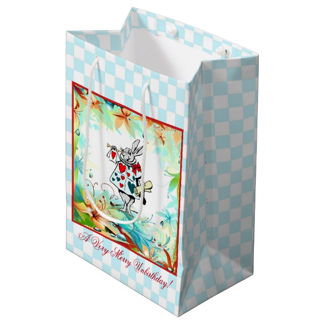 Sac Cadeau Moyen Un anniversaire très joyeux (Devant Angle)