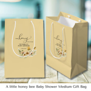 Sac Cadeau Moyen Une petite Baby Shower abeille à miel