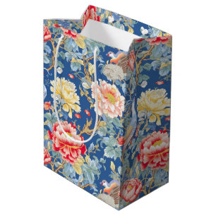 Sac Cadeau Moyen Une série Chinoserie classique Design 11