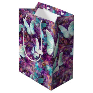 Sac Cadeau Moyen Une série de papillons mystiques Design 7