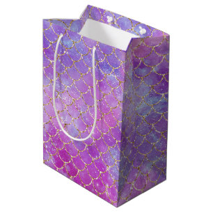 Sac Cadeau Moyen Une série Galaxy Mermaid Design 8