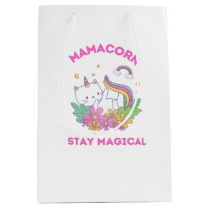 Sac Cadeau Moyen Unicorn Fan Club Magique