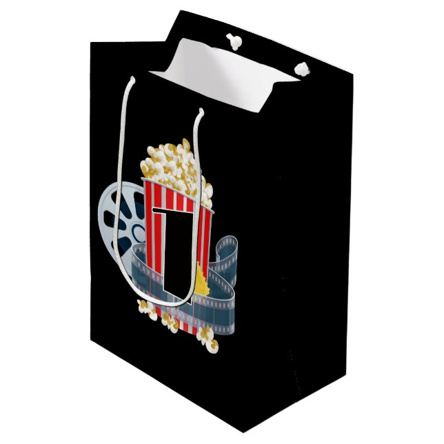 Sac Cadeau Moyen Unisex baby 1er film fête d'anniversaire (Devant Angle)