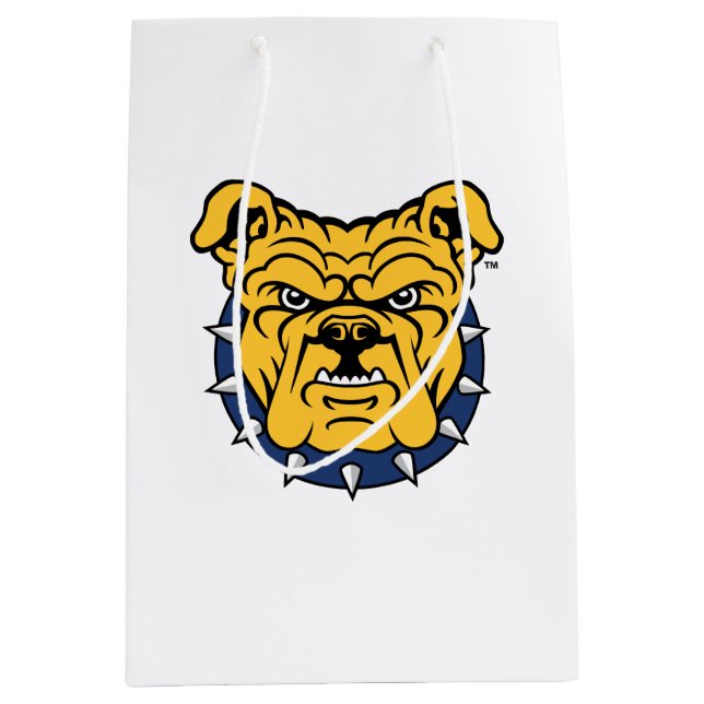 Sac Cadeau Moyen Université d'État NCA&T | Tête de Bulldog (Devant)