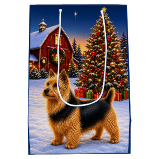 Sac Cadeau Moyen Vacances du Terrier Australien 