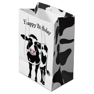 Sac Cadeau Moyen Vache caricaturale