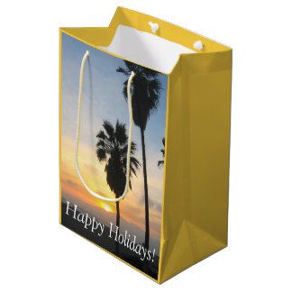 Sac Cadeau Moyen Venice Beach California Sunset Souvenir