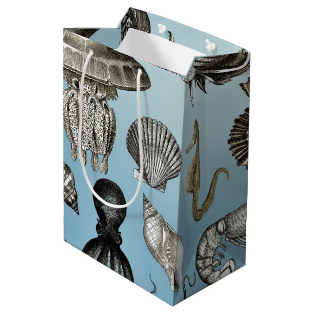 Sac Cadeau Moyen Vie maritime (Dos Angle)