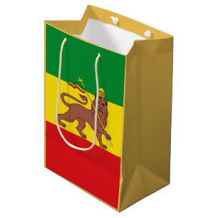 Sac Cadeau Moyen Vieux drapeau éthiopien