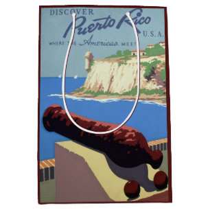 Sac Cadeau Moyen Visite de la forteresse El Morro, Porto Rico, Vieu