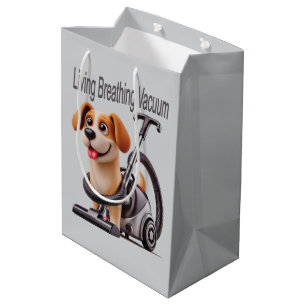 Sac Cadeau Moyen Vivre Respiration Vacuum Chien