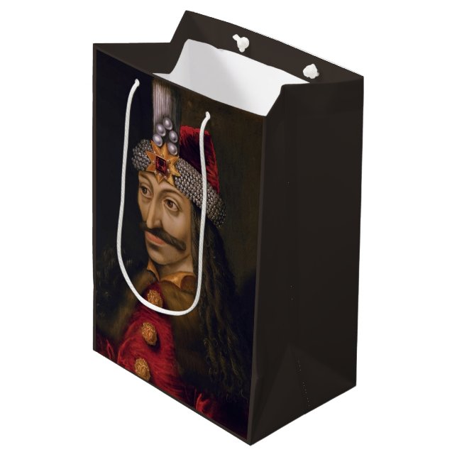 Sac Cadeau Moyen Vlad Tepes : Impaler, Dracula Dragon Prince Voivod (Devant Angle)