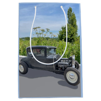 Sac Cadeau Moyen Voiture Hot Rod à la campagne,